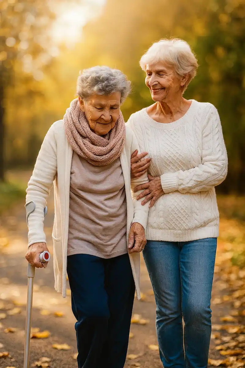 Attentive chauffeur assisting with accessibility needs.